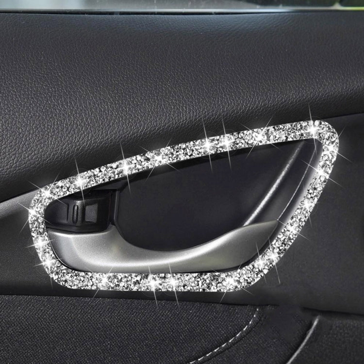For Honda Civic 2016-2019 Car Inside Door Bowl Frame Diamond Decorative Sticker, Left and Right Drive - Car Interior Mouldings by PMC TechLife | Online Shopping South Africa | PMC TechLife | Buy Now Pay Later Mobicred