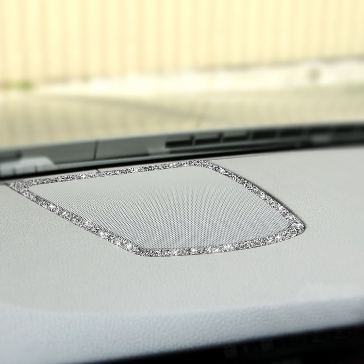 For BMW F10 2011-2017 Car Big Speaker Frame Diamond Decorative Sticker, Left and Right Drive - Car Interior Mouldings by PMC TechLife | Online Shopping South Africa | PMC TechLife | Buy Now Pay Later Mobicred