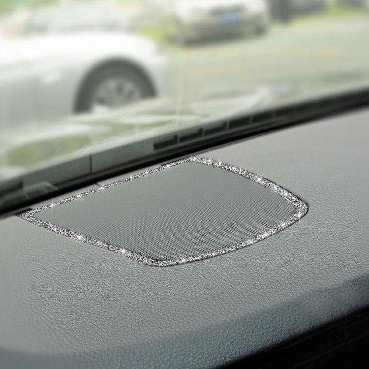 For BMW F10 2011-2017 Car Big Speaker Frame Diamond Decorative Sticker, Left and Right Drive - Car Interior Mouldings by PMC TechLife | Online Shopping South Africa | PMC TechLife | Buy Now Pay Later Mobicred