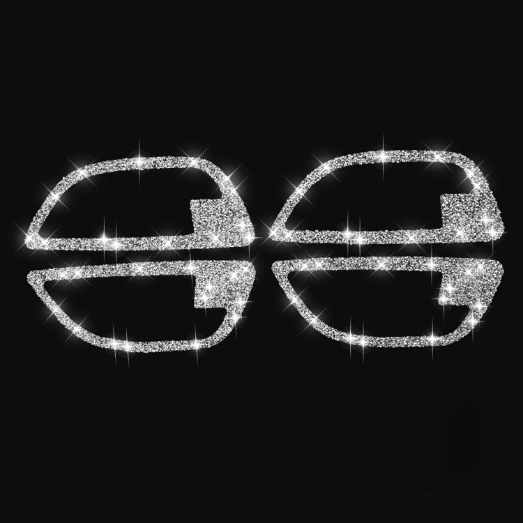 For BMW F10 5 Series 2011-2017 Car Door Handle Frame Diamond Decorative Sticker, Left and Right Drive - Car Interior Mouldings by PMC TechLife | Online Shopping South Africa | PMC TechLife | Buy Now Pay Later Mobicred