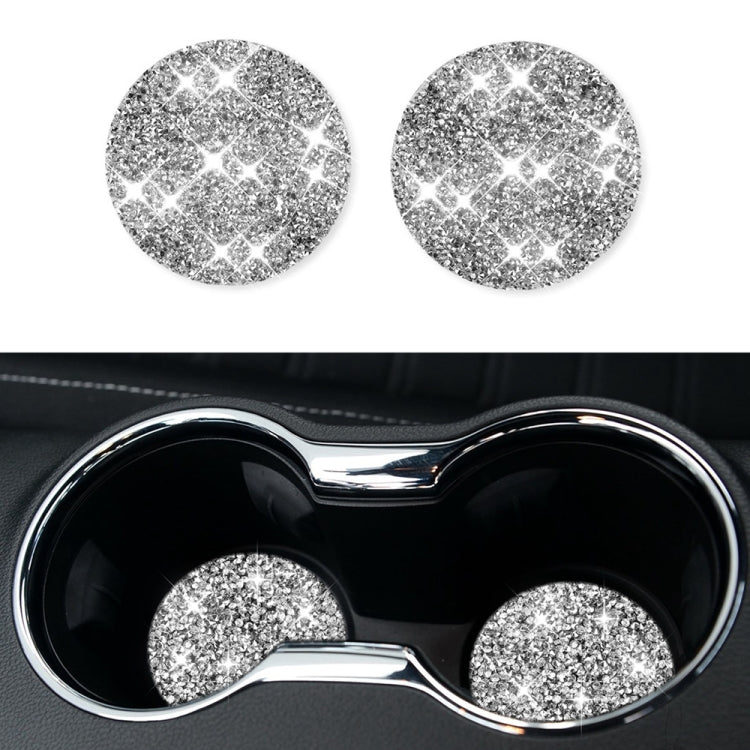 For Ford Mustang 2015-2020 Car Water Cup Holder Base Diamond Decoration Sticker, Left and Right Drive - Car Interior Mouldings by PMC TechLife | Online Shopping South Africa | PMC TechLife | Buy Now Pay Later Mobicred