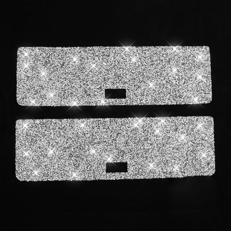 For Nissan 350Z 2003-2009 2pcs Car Storage Box Diamond Decorative Sticker,Left and Right Drive Universal - Car Interior Mouldings by PMC TechLife | Online Shopping South Africa | PMC TechLife | Buy Now Pay Later Mobicred