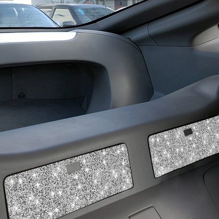 For Nissan 350Z 2003-2009 2pcs Car Storage Box Diamond Decorative Sticker,Left and Right Drive Universal - Car Interior Mouldings by PMC TechLife | Online Shopping South Africa | PMC TechLife | Buy Now Pay Later Mobicred