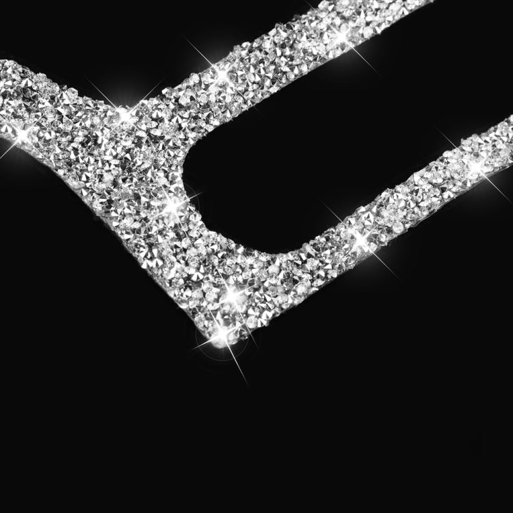 For Ford Mustang 2015-2020 Car Central Control CD Frame Diamond Decoration Sticker, Left and Right Drive - Car Interior Mouldings by PMC TechLife | Online Shopping South Africa | PMC TechLife | Buy Now Pay Later Mobicred