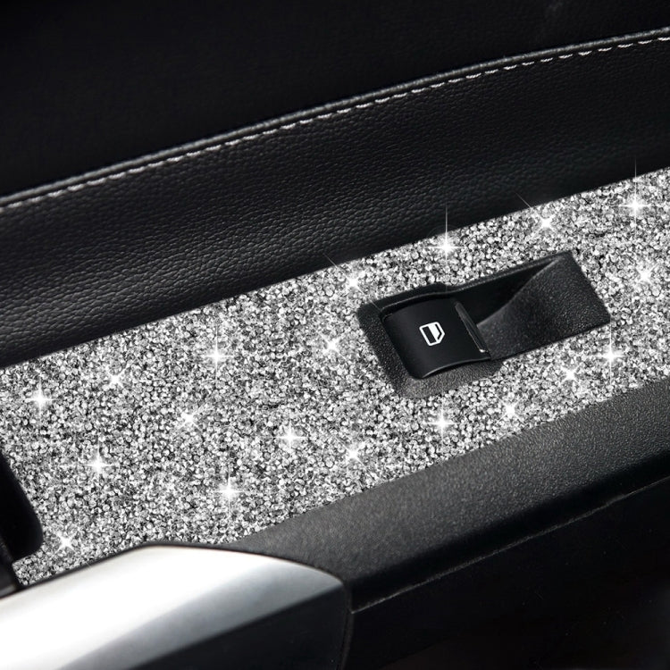 For Ford Mustang 2015-2020 Car Door Lift Panel B Diamond Decoration Sticker, Right Drive - Car Interior Mouldings by PMC TechLife | Online Shopping South Africa | PMC TechLife | Buy Now Pay Later Mobicred