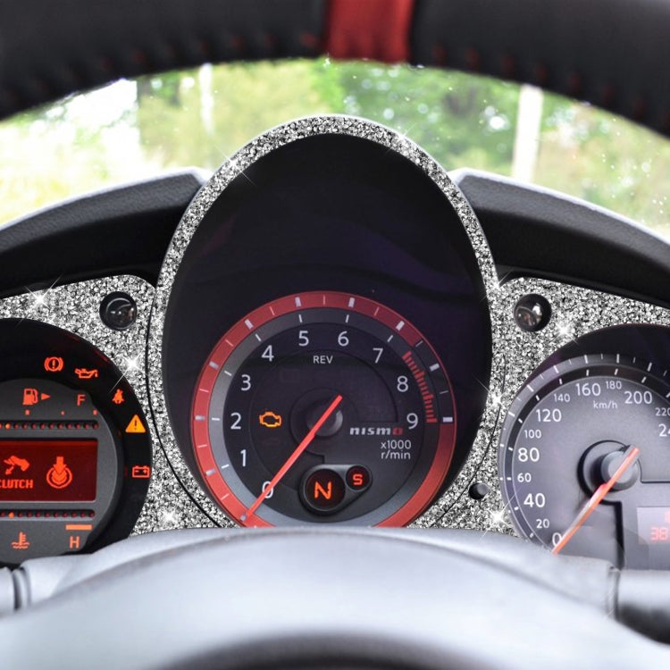 For Nissan 370Z Z34 2009- Car Speed Dashboard Diamond Decoration Sticker, Left and Right Drive - Car Interior Mouldings by PMC TechLife | Online Shopping South Africa | PMC TechLife | Buy Now Pay Later Mobicred