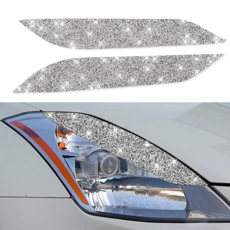 For Nissan 350z 2006-2009 Car Lamp Eyebrow Diamond Decoration Sticker, Left and Right Drive - Lamp Decoration by PMC TechLife | Online Shopping South Africa | PMC TechLife | Buy Now Pay Later Mobicred