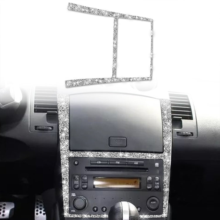 For Nissan 350Z 2003-2009 Car Navigation Frame Diamond Sticker,Left and Right Drive Universal - Car Interior Mouldings by PMC TechLife | Online Shopping South Africa | PMC TechLife | Buy Now Pay Later Mobicred