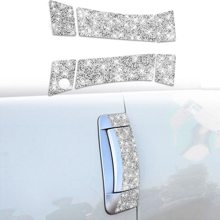 For Nissan 350Z 2003-2009 6pcs Car Door Outer Handle Diamond Decorative Sticker, Right Drive - Car Interior Mouldings by PMC TechLife | Online Shopping South Africa | PMC TechLife | Buy Now Pay Later Mobicred