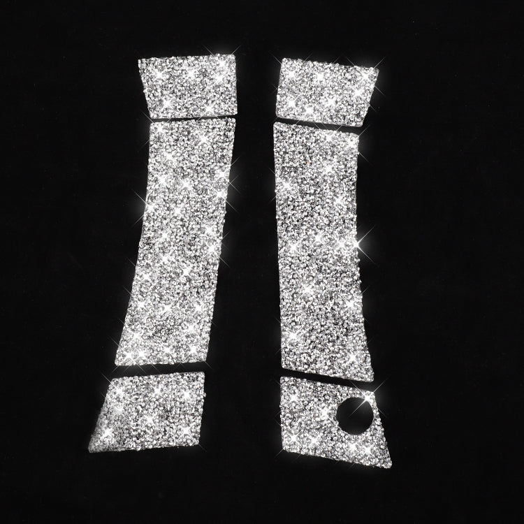 For Nissan 350Z 2003-2009 6pcs Car Door Outer Handle Diamond Decorative Sticker, Right Drive - Car Interior Mouldings by PMC TechLife | Online Shopping South Africa | PMC TechLife | Buy Now Pay Later Mobicred