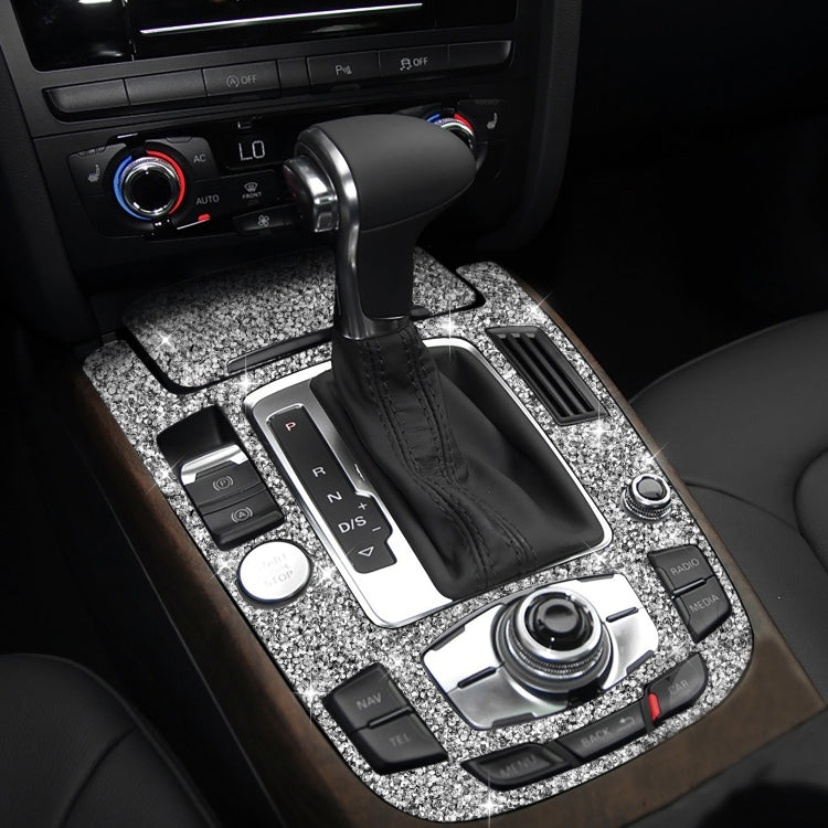 For Audi A4L / A5 / Q5 Car Gear Panel C Diamond Decoration Sticker, Left and Right Drive - Car Interior Mouldings by PMC TechLife | Online Shopping South Africa | PMC TechLife | Buy Now Pay Later Mobicred