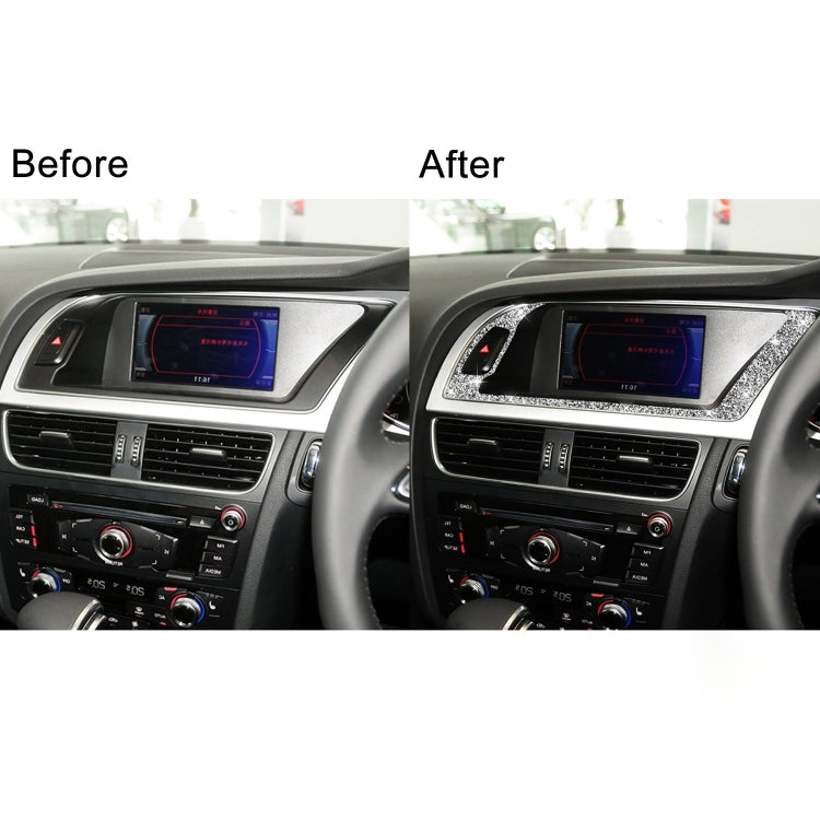 For Audi A4 / A5 / Q5 Car Navigation Outer Frame Diamond Decoration Sticker, Right Drive - Car Interior Mouldings by PMC TechLife | Online Shopping South Africa | PMC TechLife | Buy Now Pay Later Mobicred