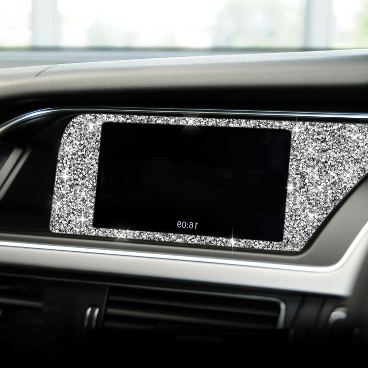 For Audi A4 / A5 / Q5 Car Navigation Inner Frame Diamond Decoration Sticker, Right Drive - Car Interior Mouldings by PMC TechLife | Online Shopping South Africa | PMC TechLife | Buy Now Pay Later Mobicred