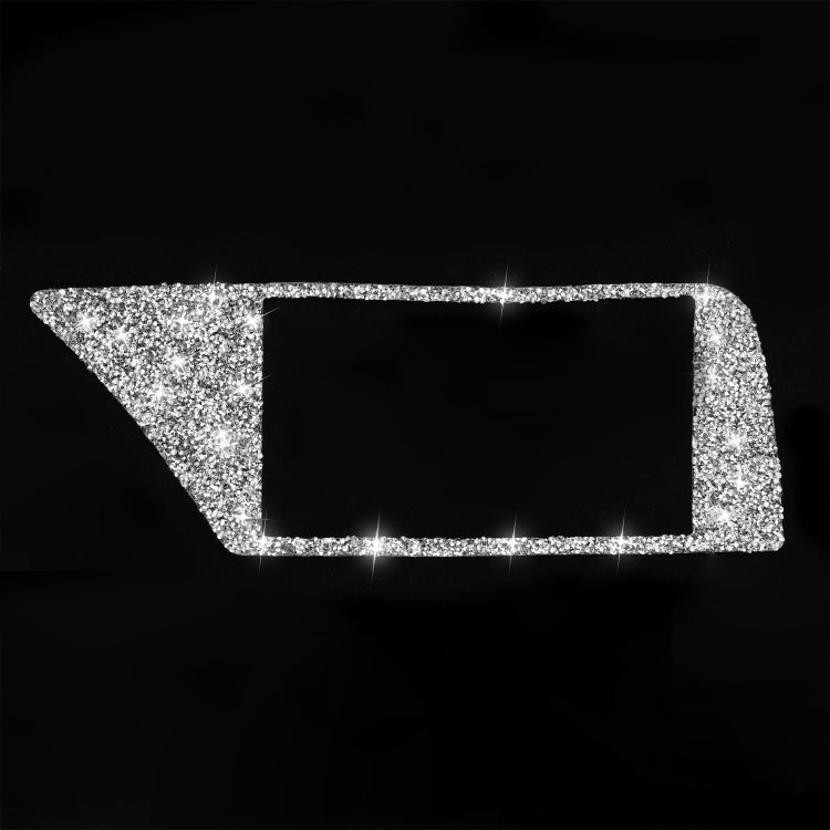 For Audi A4 / A5 / Q5 Car Navigation Inner Frame Diamond Decoration Sticker, Left Drive - Car Interior Mouldings by PMC TechLife | Online Shopping South Africa | PMC TechLife | Buy Now Pay Later Mobicred