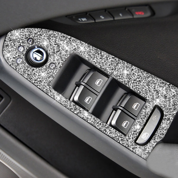 For Audi A4 / A5 / Q5 Car Door Lift Control Panel Diamond Decoration Sticker, Right Drive High Configured - free shipping - PMC TechLife - Order now!