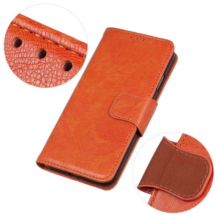 For Google Pixel 9 Nappa Texture Horizontal Flip Leather Phone Case(Orange) - Google Cases by PMC TechLife | Online Shopping South Africa | PMC TechLife | Buy Now Pay Later Mobicred