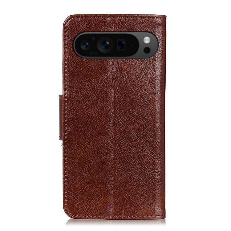 For Google Pixel 9 Pro Nappa Texture Horizontal Flip Leather Phone Case(Brown) - Google Cases by PMC TechLife | Online Shopping South Africa | PMC TechLife | Buy Now Pay Later Mobicred