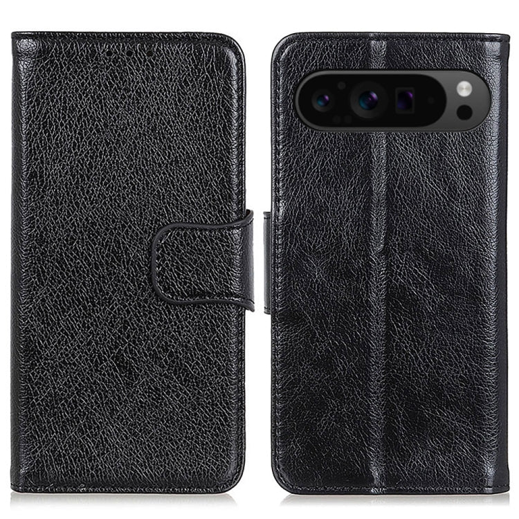 For Google Pixel 9 Pro Nappa Texture Horizontal Flip Leather Phone Case(Black) - Google Cases by PMC TechLife | Online Shopping South Africa | PMC TechLife | Buy Now Pay Later Mobicred