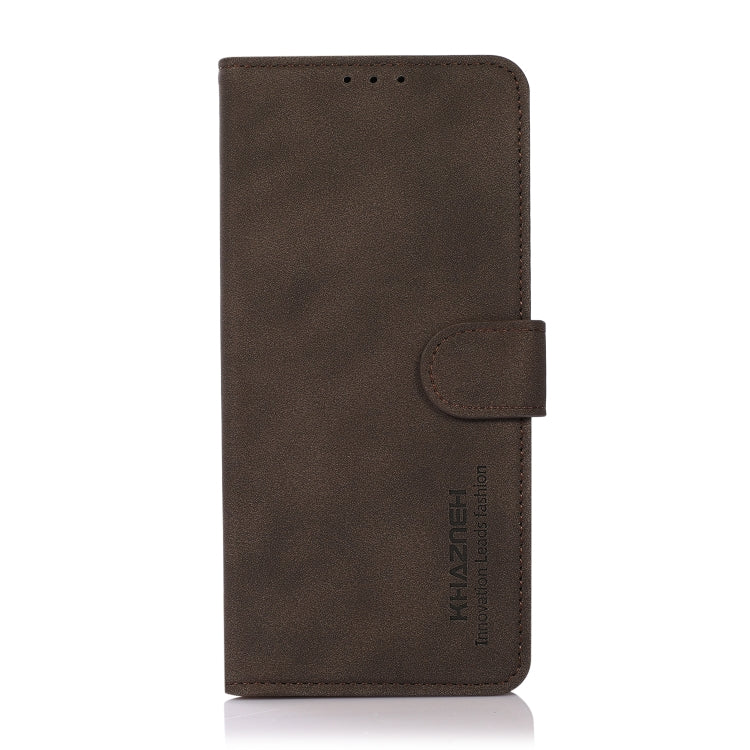 For Google Pixel 9 KHAZNEH Matte Texture Leather Phone Case(Brown) - Google Cases by PMC TechLife | Online Shopping South Africa | PMC TechLife | Buy Now Pay Later Mobicred