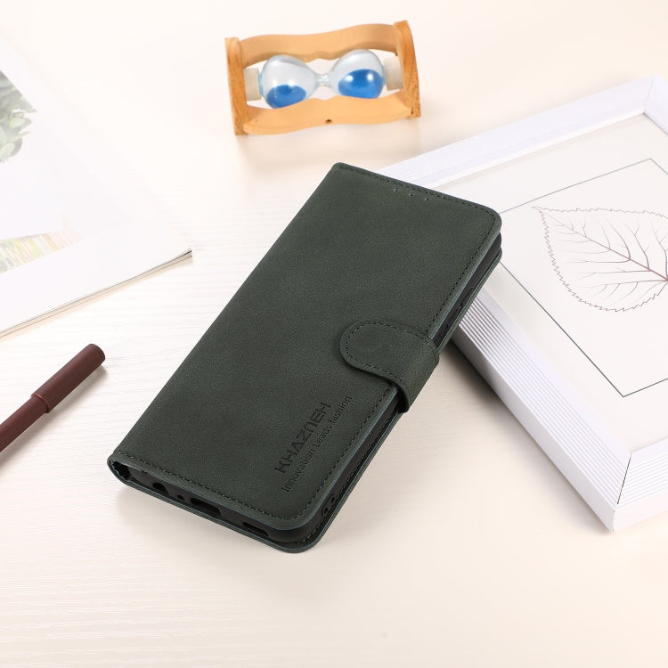For Google Pixel 9 KHAZNEH Matte Texture Leather Phone Case(Green) - Google Cases by PMC TechLife | Online Shopping South Africa | PMC TechLife | Buy Now Pay Later Mobicred