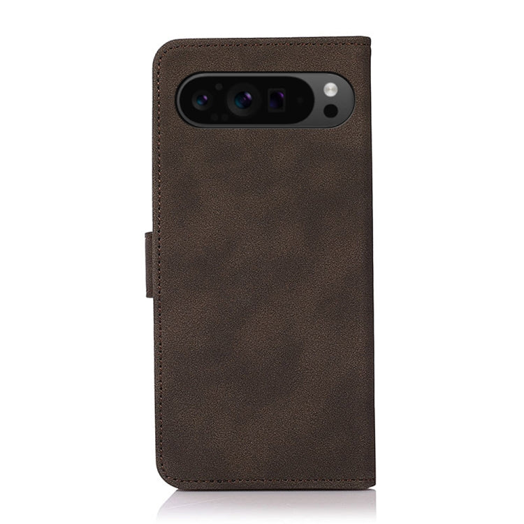 For Google Pixel 9 Pro KHAZNEH Matte Texture Leather Phone Case(Brown) - Google Cases by PMC TechLife | Online Shopping South Africa | PMC TechLife | Buy Now Pay Later Mobicred