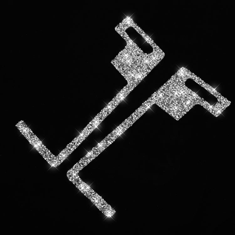 For Nissan 350Z 2006-2009 Car Center Ventilation Exhaust Outlet Diamond Sticker,Left and Right Drive Universal - Car Interior Mouldings by PMC TechLife | Online Shopping South Africa | PMC TechLife | Buy Now Pay Later Mobicred