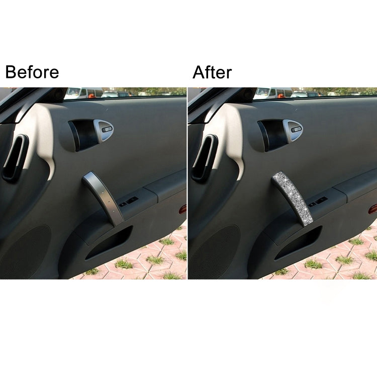 For Nissan 350Z 2006-2009 Car Passenger Side Door Handle Diamond Sticker, Left Drive - Car Interior Mouldings by PMC TechLife | Online Shopping South Africa | PMC TechLife | Buy Now Pay Later Mobicred