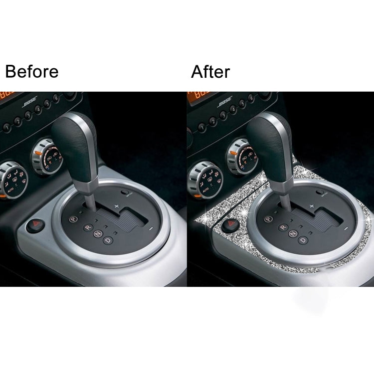 For Nissan 350Z 2006-2009 Car Gear Panel Diamond Sticker, Left Drive - free shipping - PMC TechLife - Order now!