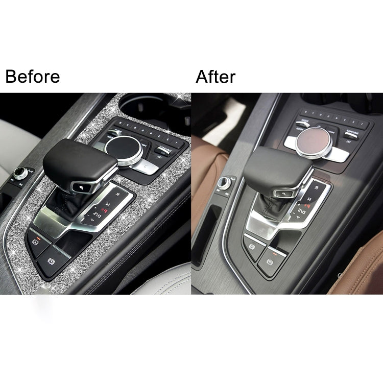 For Audi A4L / A5 2017-2019 Car Large Gear Panel Diamond Decoration Sticker, Right Drive - Car Interior Mouldings by PMC TechLife | Online Shopping South Africa | PMC TechLife | Buy Now Pay Later Mobicred