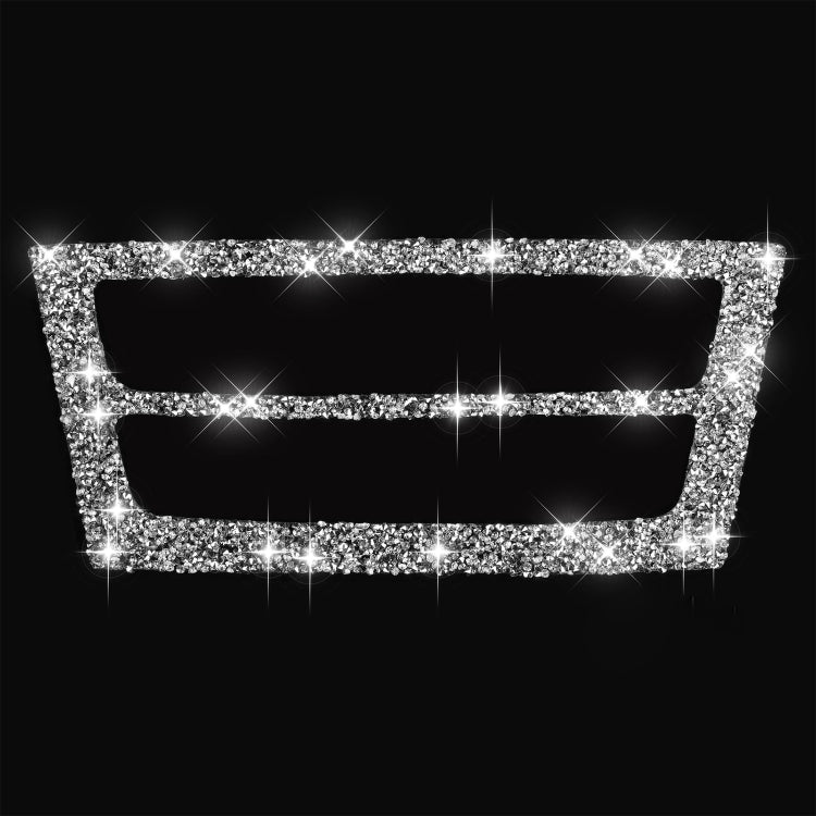 For Tesla Model X Car Rear Air Outlet Panel Diamond Sticker,Left and Right Drive Universal - Car Interior Mouldings by PMC TechLife | Online Shopping South Africa | PMC TechLife | Buy Now Pay Later Mobicred