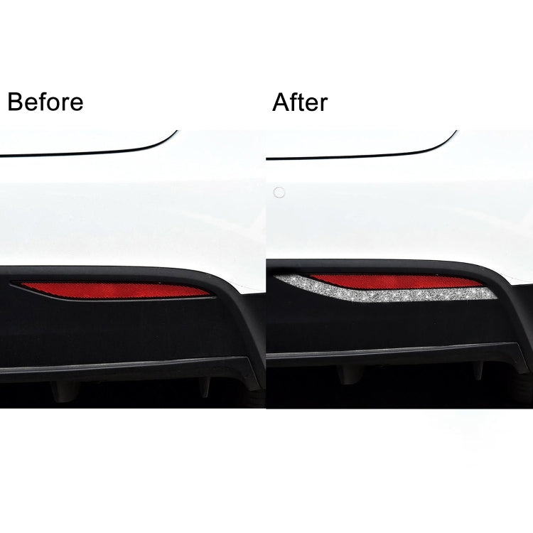 For Tesla Model X Car Rear Fog Lamp Diamond Sticker,Left and Right Drive Universal - Car Interior Mouldings by PMC TechLife | Online Shopping South Africa | PMC TechLife | Buy Now Pay Later Mobicred