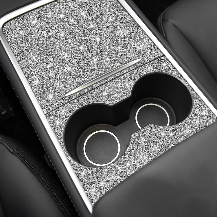 For Tesla Model 3 Car Center Control Panel Diamond Sticker,Left and Right Drive Universal - Car Interior Mouldings by PMC TechLife | Online Shopping South Africa | PMC TechLife | Buy Now Pay Later Mobicred
