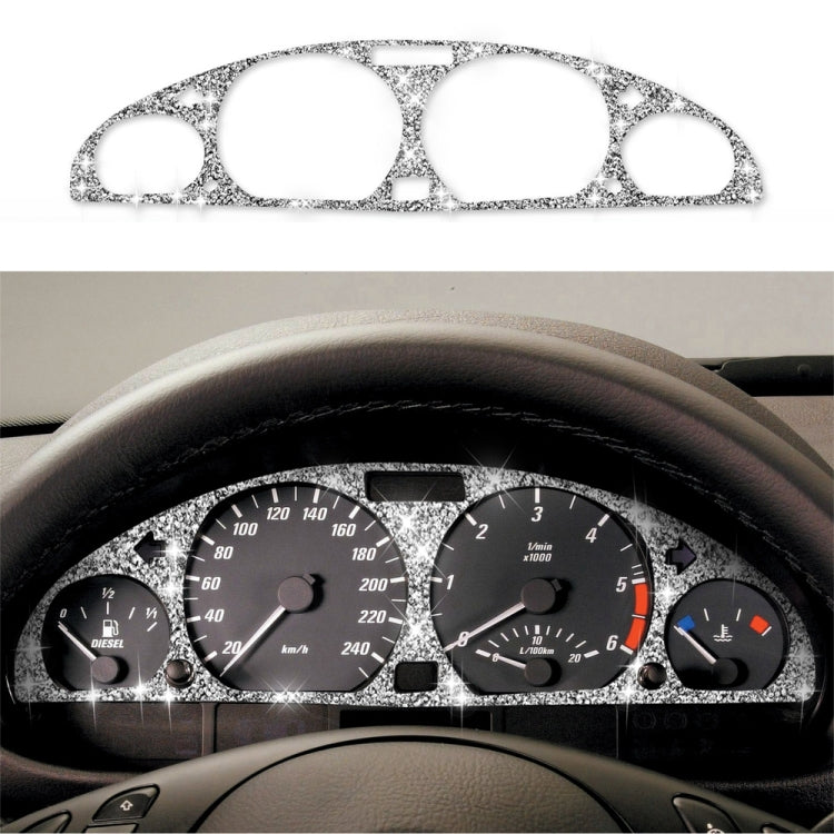For BMW Series 3 E46 1998-2005 Car Speed Dashboard Diamond Decoration Sticker, Left and Right Drive - Car Interior Mouldings by PMC TechLife | Online Shopping South Africa | PMC TechLife | Buy Now Pay Later Mobicred