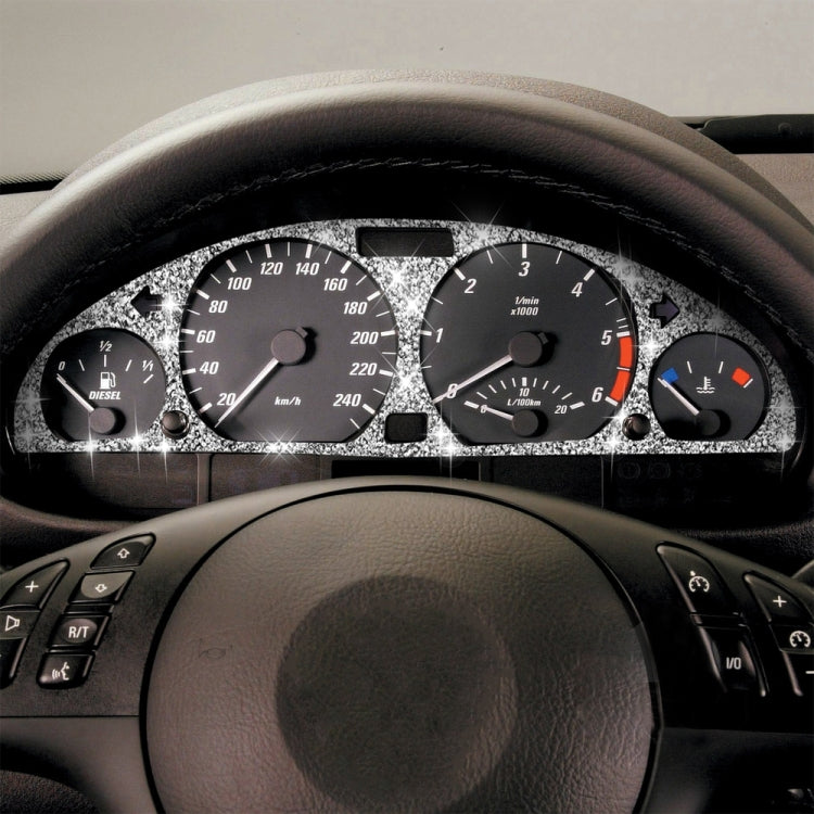For BMW Series 3 E46 1998-2005 Car Speed Dashboard Diamond Decoration Sticker, Left and Right Drive - Car Interior Mouldings by PMC TechLife | Online Shopping South Africa | PMC TechLife | Buy Now Pay Later Mobicred