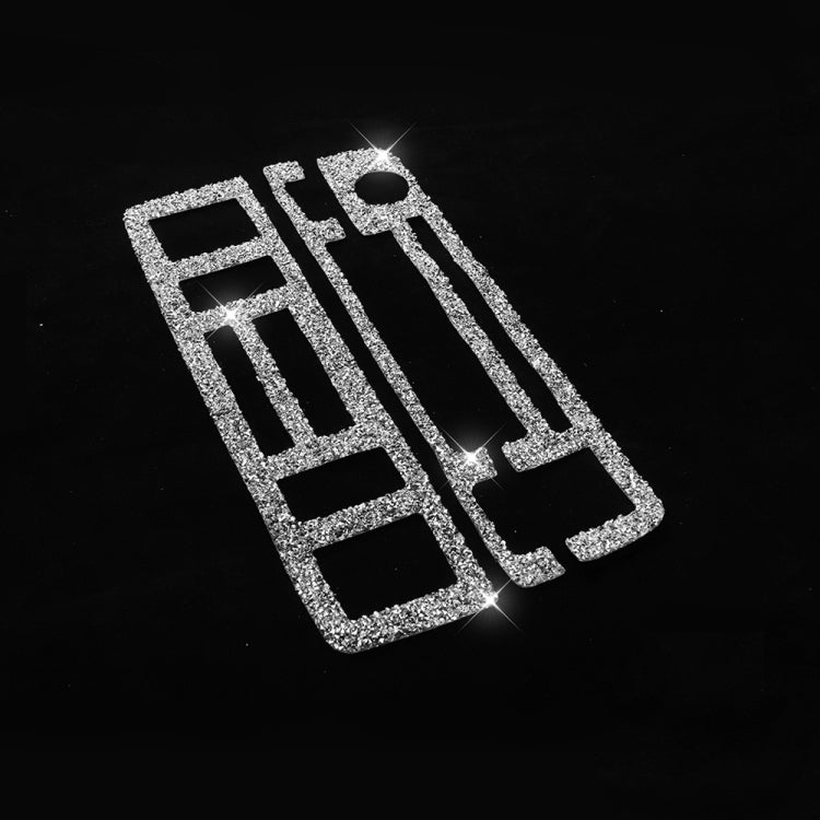 For BMW Series 3 E46 1999-2004 3pcs Car Center Control Panel Diamond Decoration Sticker, Left and Right Drive - Car Interior Mouldings by PMC TechLife | Online Shopping South Africa | PMC TechLife | Buy Now Pay Later Mobicred