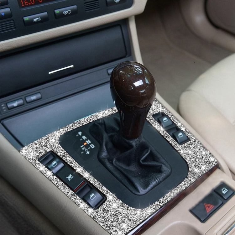 For BMW Series 3 E46 1998-2005 Car Center Control Panel Diamond Decoration Sticker, Left Drive - Car Interior Mouldings by PMC TechLife | Online Shopping South Africa | PMC TechLife | Buy Now Pay Later Mobicred