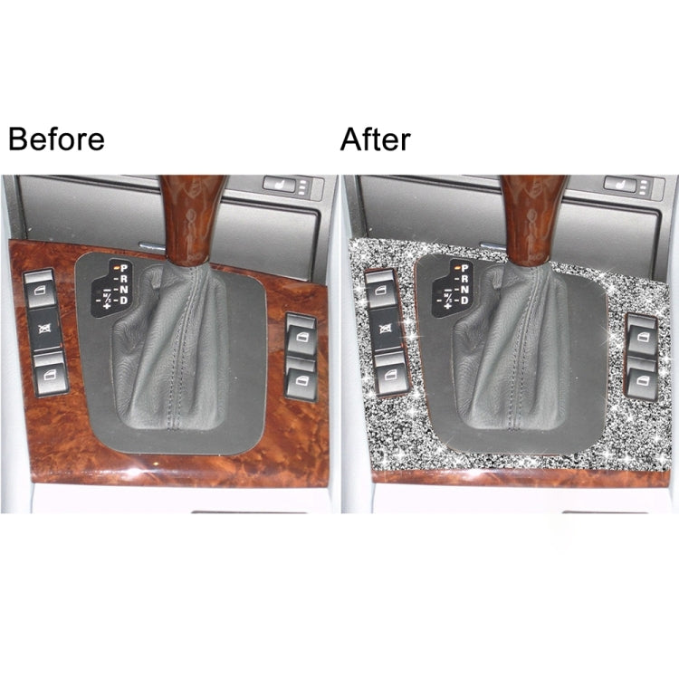 For BMW Series 3 E46 1998-2005 Car Center Control Panel Diamond Decoration Sticker, Left Drive - Car Interior Mouldings by PMC TechLife | Online Shopping South Africa | PMC TechLife | Buy Now Pay Later Mobicred