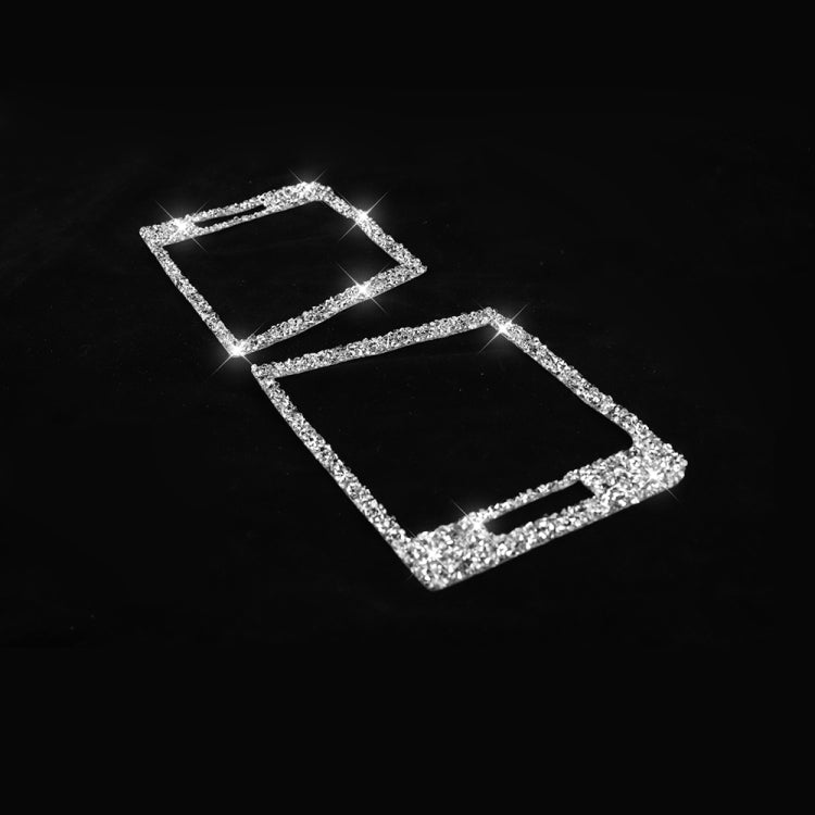 For BMW Series 3 E46 1998-2005 Car Left Right Air Outlet Diamond Decoration Sticker, Left and Right Drive - Car Interior Mouldings by PMC TechLife | Online Shopping South Africa | PMC TechLife | Buy Now Pay Later Mobicred