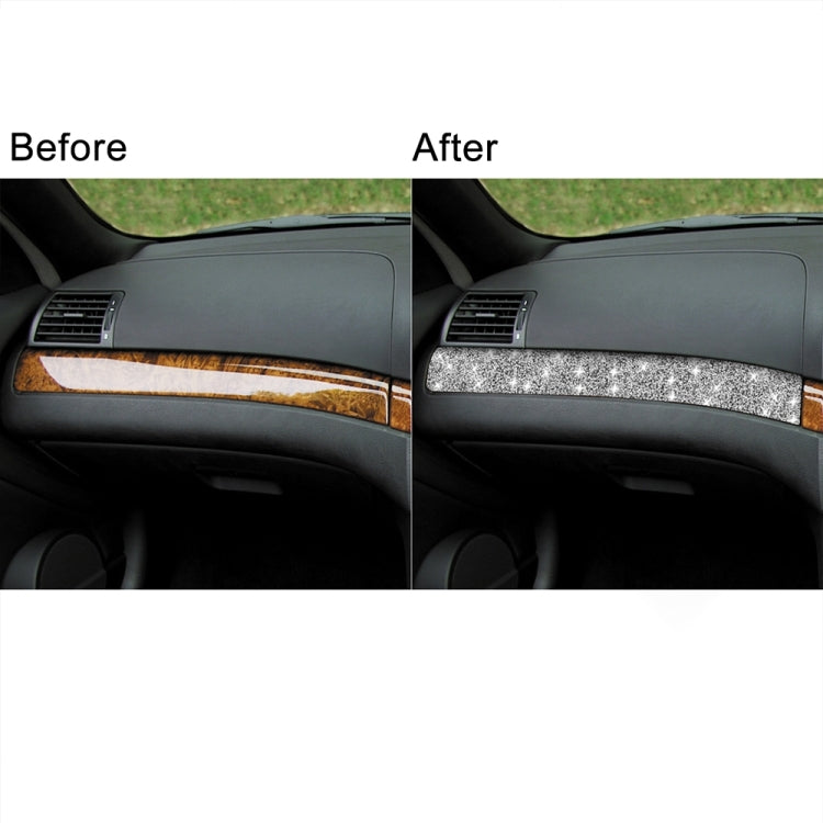 For BMW Series 3 E46 1998-2005 Car Copilot Central Control Diamond Decoration Sticker, Right Drive - Car Interior Mouldings by PMC TechLife | Online Shopping South Africa | PMC TechLife | Buy Now Pay Later Mobicred