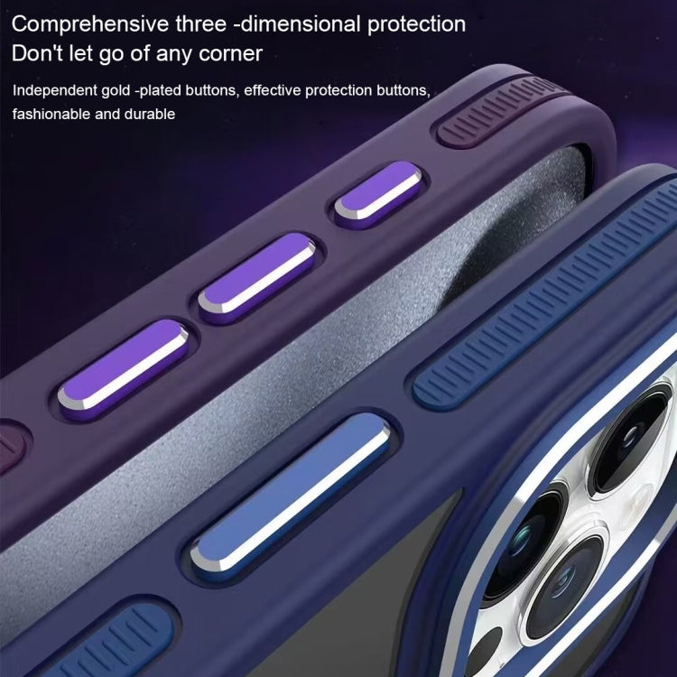 For iPhone 13 Pro Two-color Frosted MagSafe Magnetic Phone Case(Orange) - iPhone 13 Pro Cases by PMC TechLife | Online Shopping South Africa | PMC TechLife