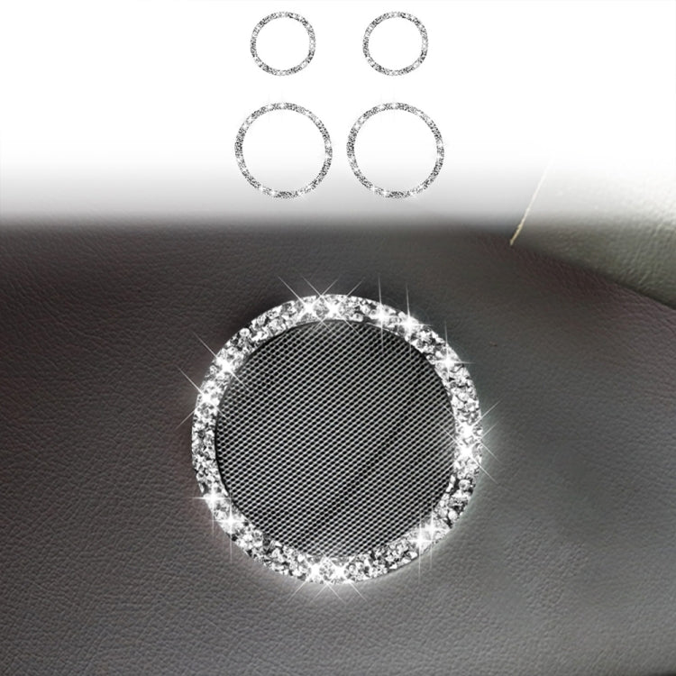 For BMW Series 3 E46 1998-2005 Car Horn Circle Diamond Decoration Sticker, Left and Right Drive - Car Interior Mouldings by PMC TechLife | Online Shopping South Africa | PMC TechLife | Buy Now Pay Later Mobicred