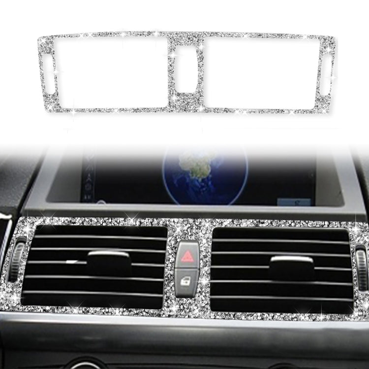 For BMW X5 E70 / X6 E71 2008-2013 Car Middle Air Outlet Diamond Decoration Sticker, Left and Right Drive - free shipping - PMC TechLife - Order now!
