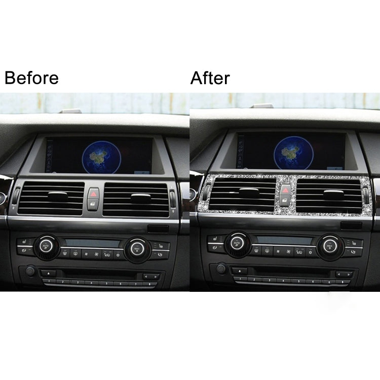 For BMW X5 E70 / X6 E71 2008-2013 Car Middle Air Outlet Diamond Decoration Sticker, Left and Right Drive - free shipping - PMC TechLife - Order now!