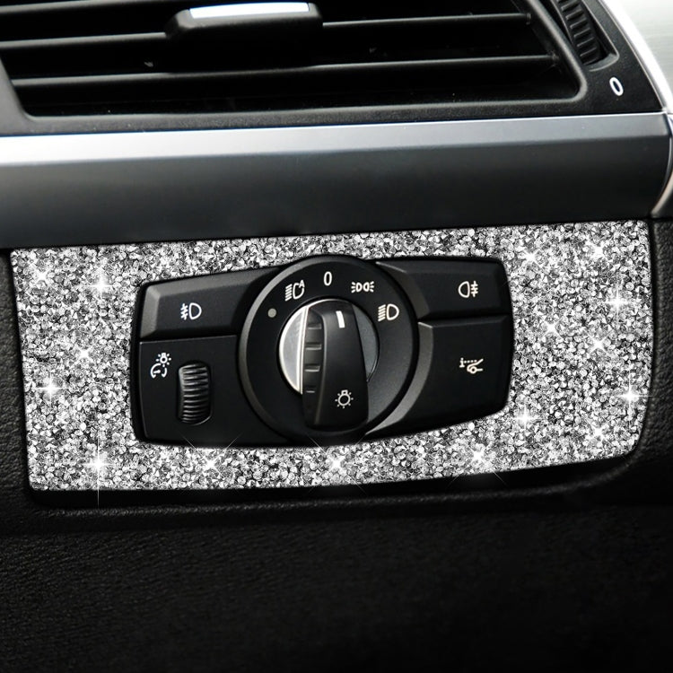 For BMW X5 E70 / X6 E71 2008-2013 Car Headlight Panel Diamond Decoration Sticker, Left Drive - Car Interior Mouldings by PMC TechLife | Online Shopping South Africa | PMC TechLife | Buy Now Pay Later Mobicred