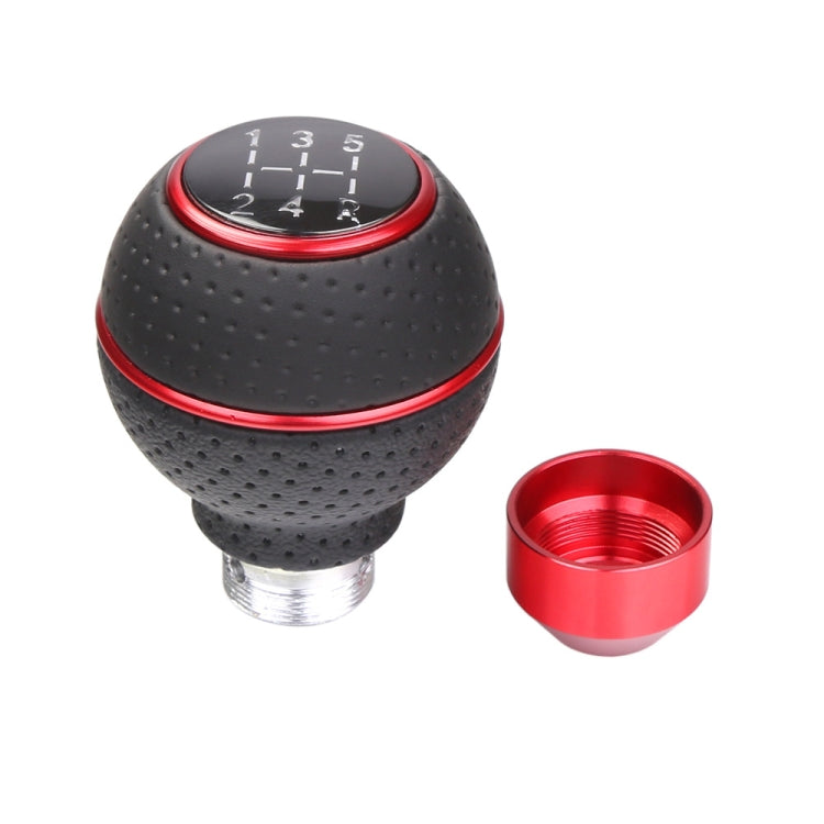 Universal Car Manual Gear Shift Lever 5-speed Shifter Knob(Silver) - Shift Knob by PMC TechLife | Online Shopping South Africa | PMC TechLife | Buy Now Pay Later Mobicred
