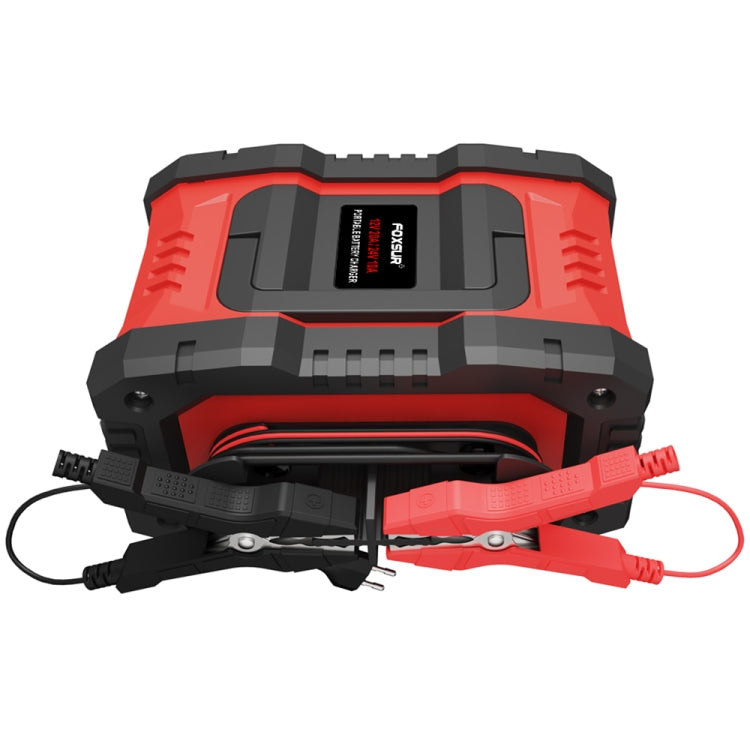 FOXSUR 12V / 24V 20A 300W Portable Motorcycle Car Smart Battery Charger(UK Plug) - free shipping - PMC TechLife - Order now!