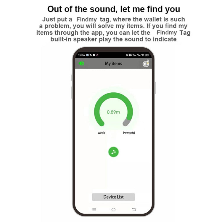 F6 Circular Global Location Tracker Anti-lost Device(White) - Personal Tracker by PMC TechLife | Online Shopping South Africa | PMC TechLife | Buy Now Pay Later Mobicred