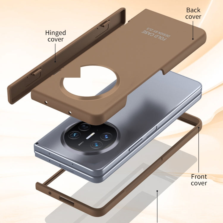 For Huawei Mate X5 Extraordinary Series Hinged Folding Full Coverage Phone Case with Pen Slot & Stylus(Black) - Huawei Cases by PMC TechLife | Online Shopping South Africa | PMC TechLife | Buy Now Pay Later Mobicred