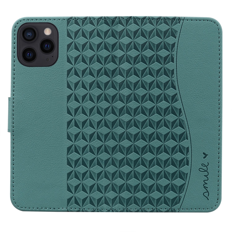 For iPhone 16 Pro Business Diamond Buckle Leather Phone Case with Lanyard(Green) - iPhone 16 Pro Cases by PMC TechLife | Online Shopping South Africa | PMC TechLife | Buy Now Pay Later Mobicred
