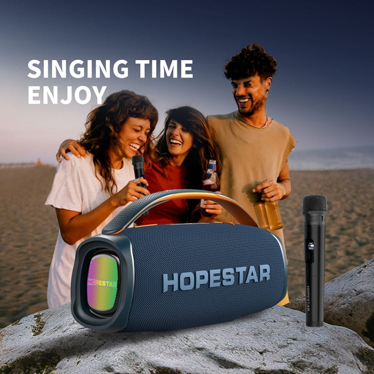 HOPESTAR A40 80W Outdoor Portable Wireless Bluetooth Speaker(Blue) - free shipping - PMC Jewellery - Order now!